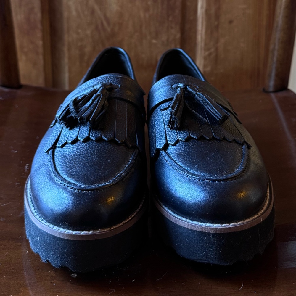 ASOS Black Tassel Loafers
